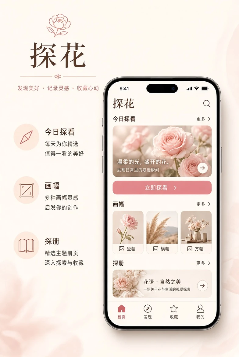 探花应用界面